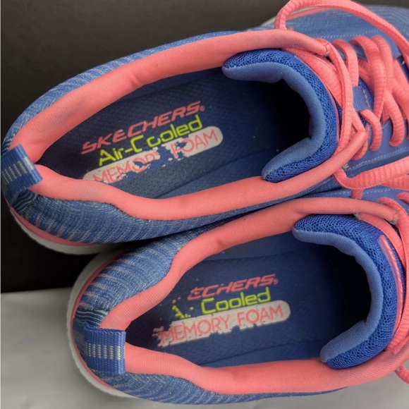 Skechers Womens Equalizer-Expect Miracles 12034-PWPK Sz 9M Pink/Blu Superb! - Picture 9 of 12